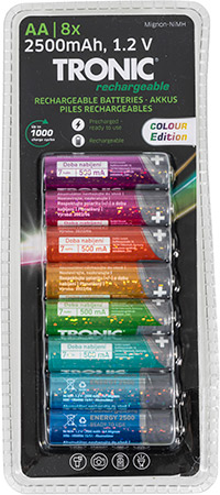 pack de piles rechargeables de la marque tronic